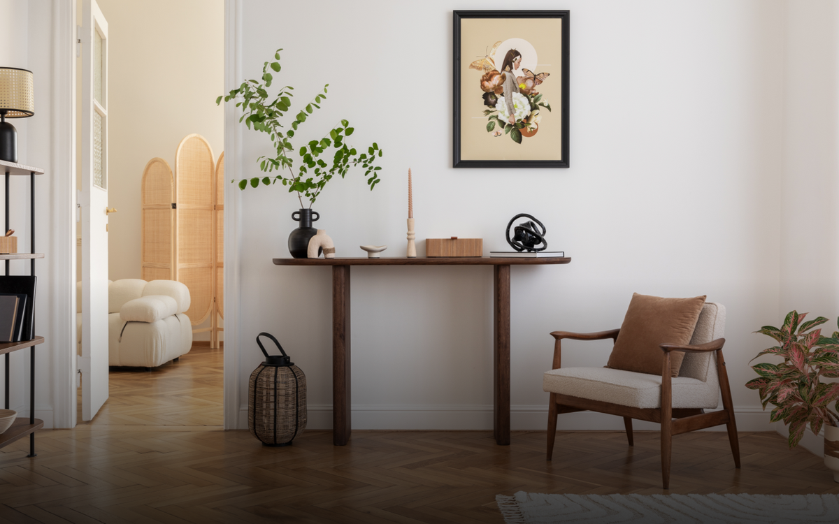 home design with engineered wood flooring
